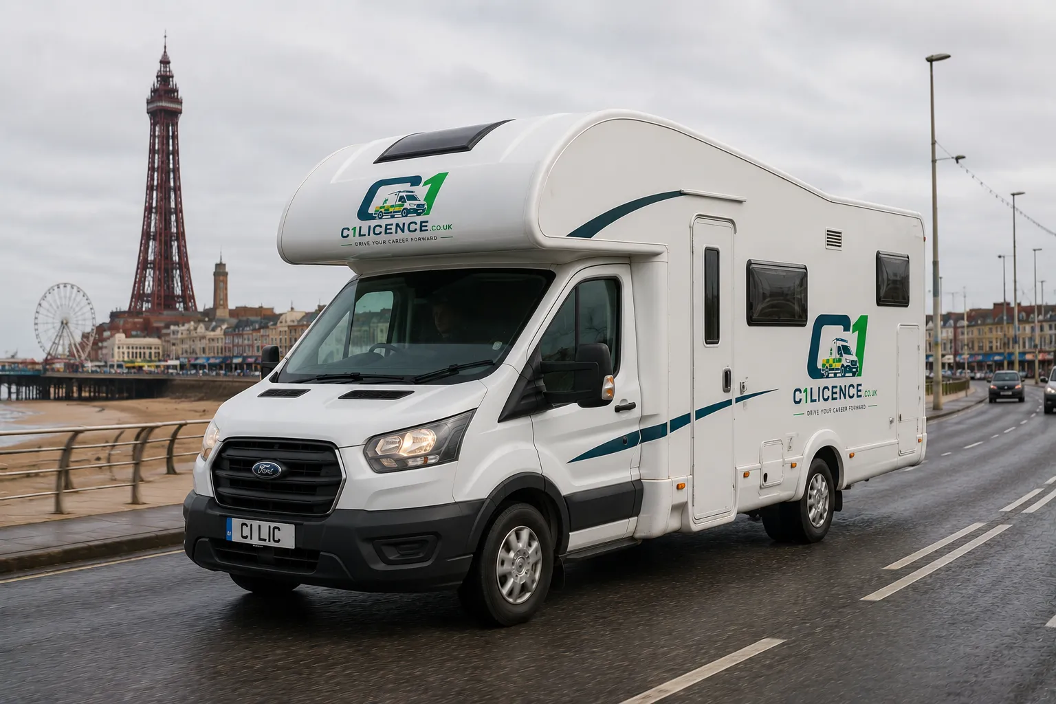 Motorhome C1 with C1Licence.co.uk for Leigh learners